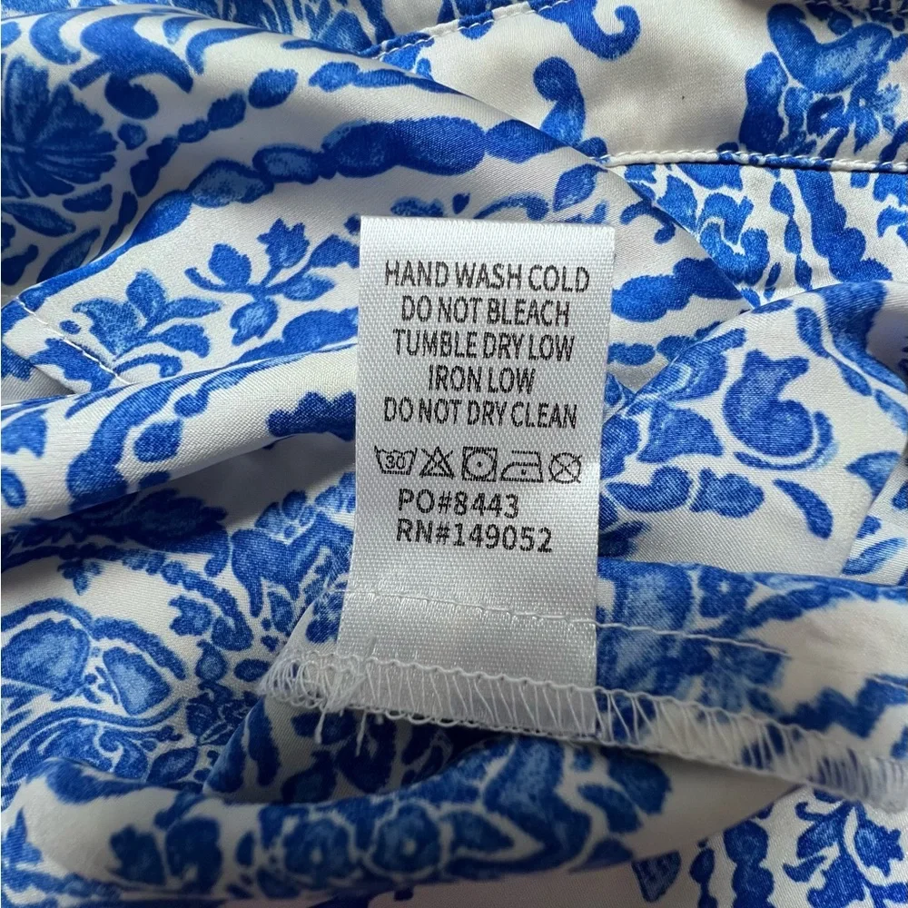 Fashion Nova Blue and White Mini Dress - Picture 11 of 12